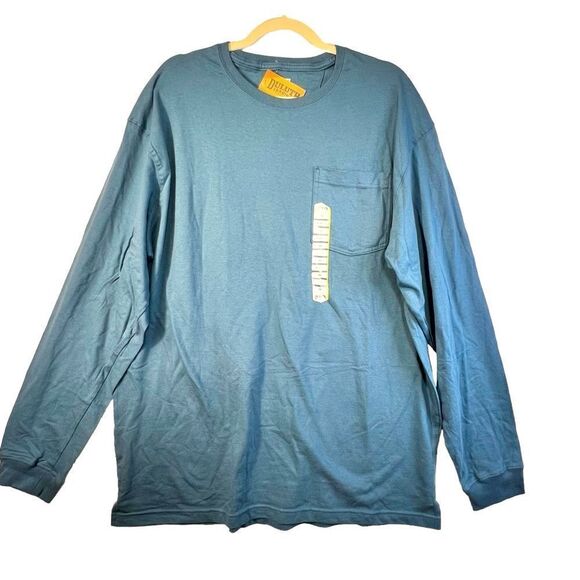 DuluthTrading Co. Men's Longtail T Relaxed Fit LS Crew with Pocket NWT Size L - Picture 1 of 8